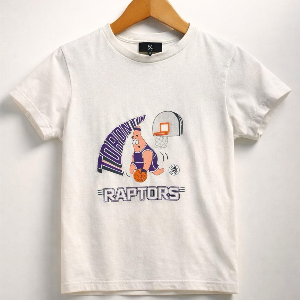 Kids Peace Collective SpongeBob x Raptors Collab T-Shirt - xsmall